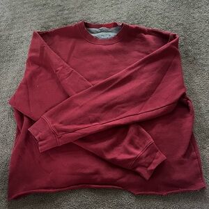 Red Crewneck Sweatshirt